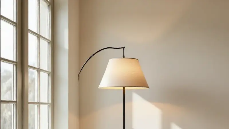 Content image, Scandinavian design lamp, lighting accessory in Nordic home