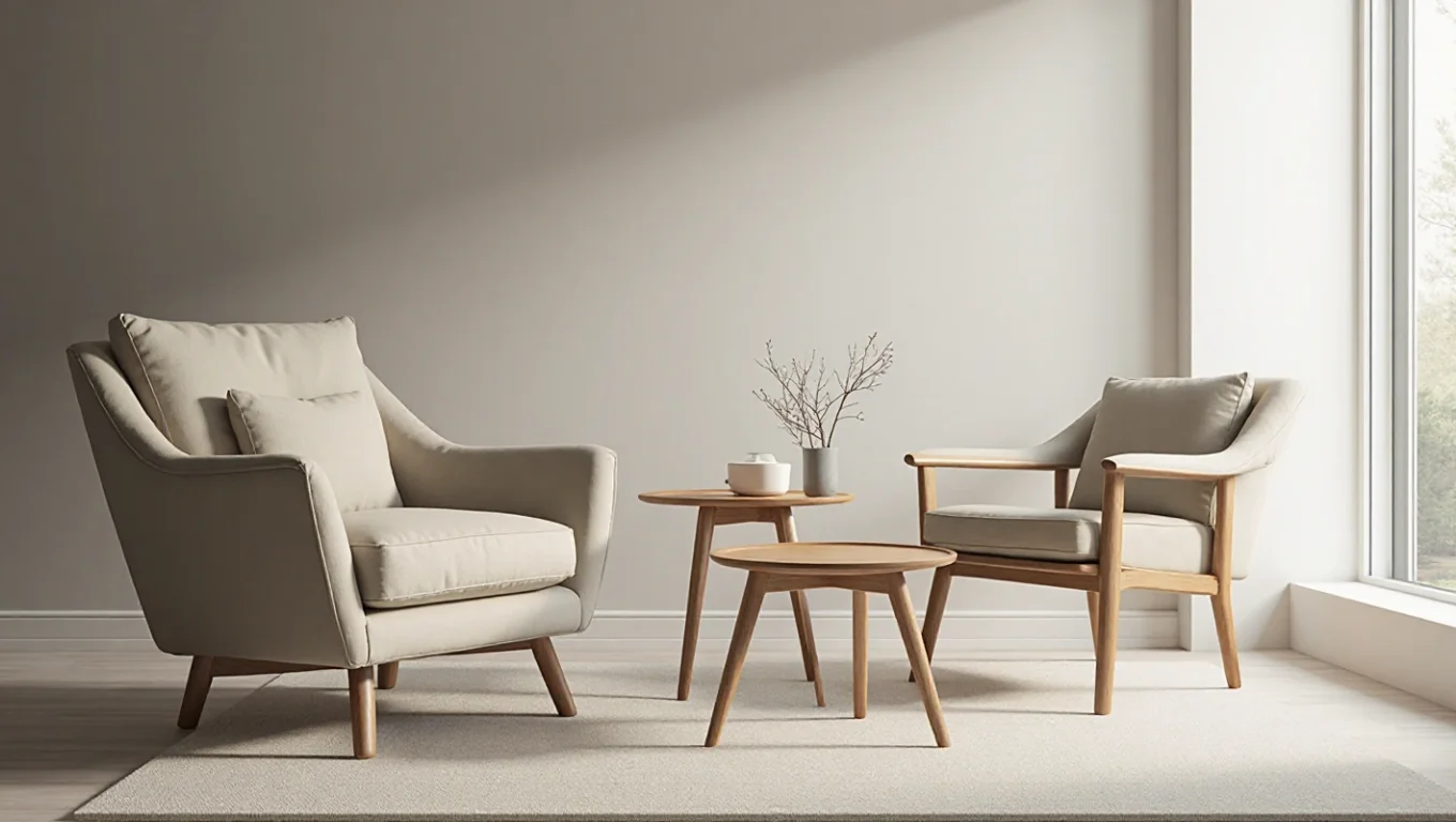 Chaises scandinaves rembourrées : confort et esthétique