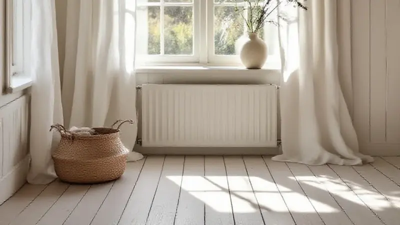 Content image, white luminous interior, signature Scandinavian white tones