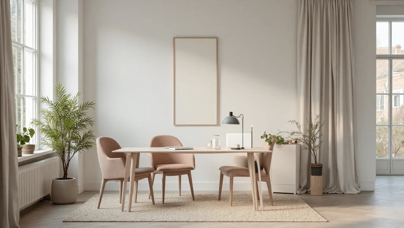 Déco bureau inspiration suédoise : moins de bazar, bien-être