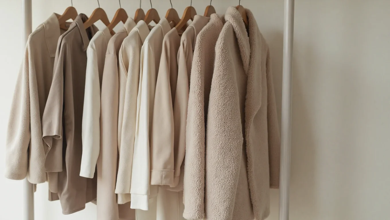 Dressing capsule vêtements minimaliste inspiration nordique