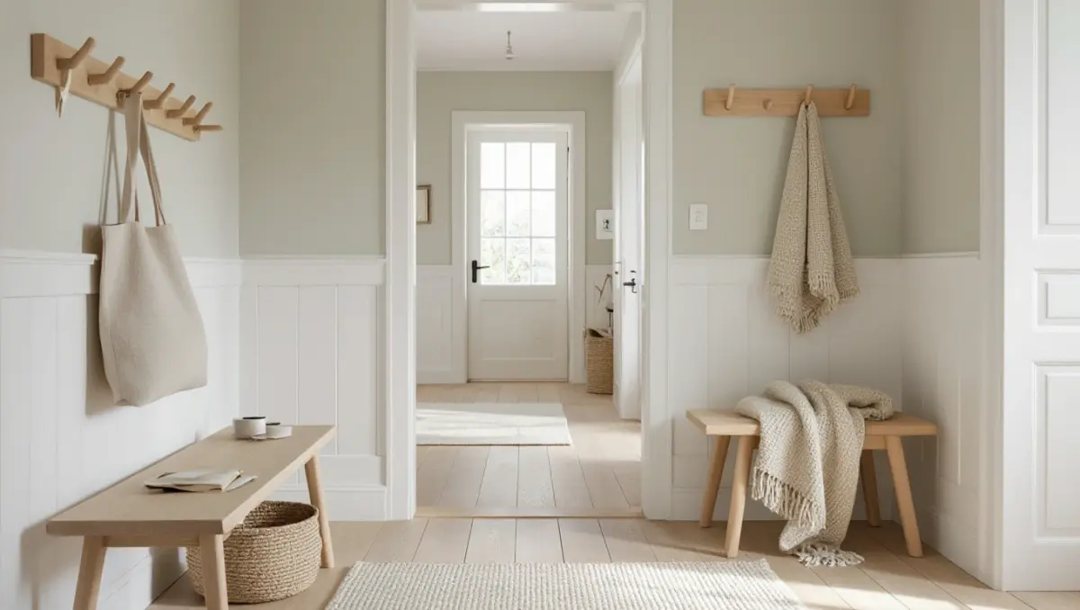 Entrée scandinave : aménager un accueil lumineux et chic