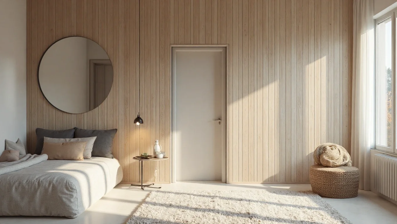 Isolation thermique maison style nordique : laine bois et liège