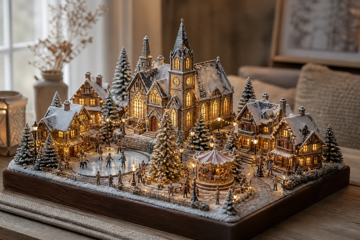Comment faire un village de Noël Lemax harmonieux et évolutif ?