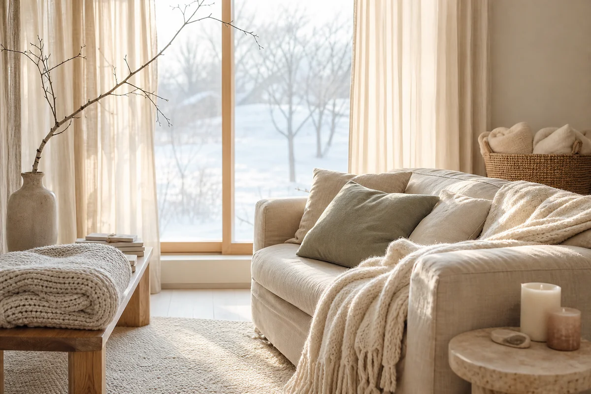 Déco hiver réchauffe-t-elle la maison sans la transformer en décor de Noël ?