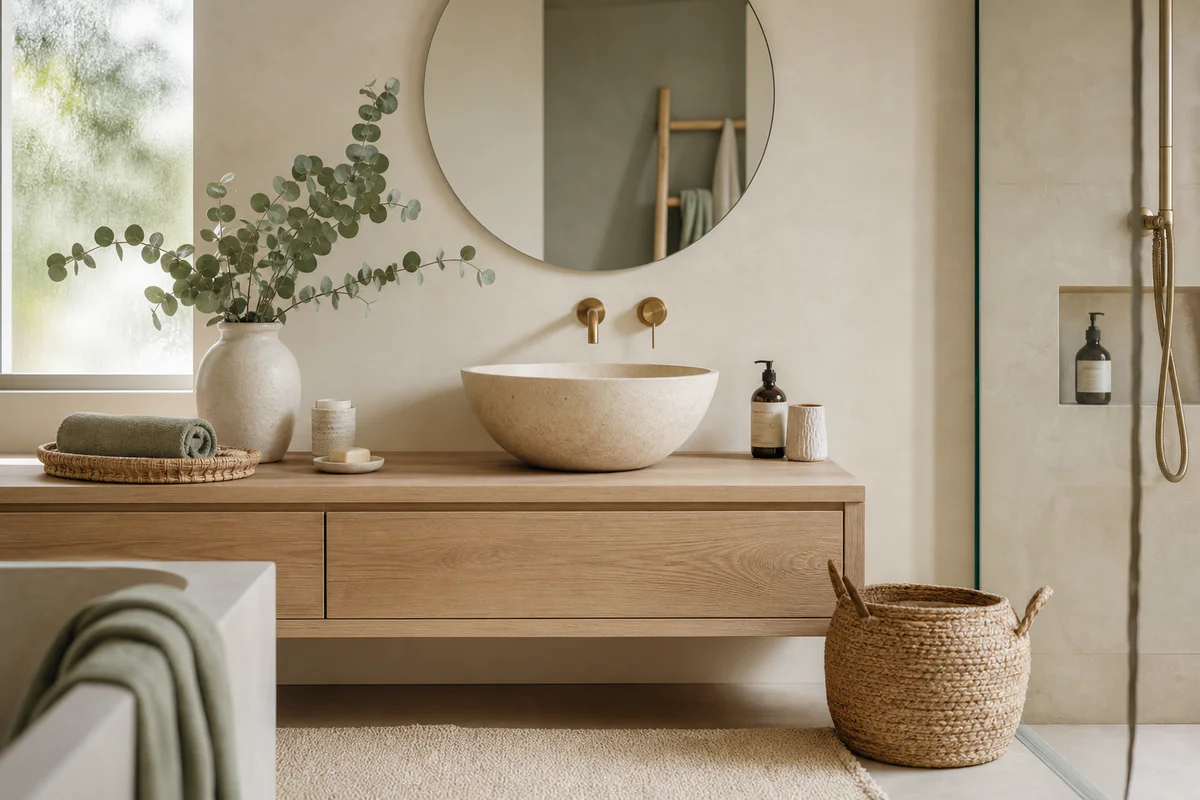 décoration zen salle de bain apaise vraiment quand chaque élément reste utile