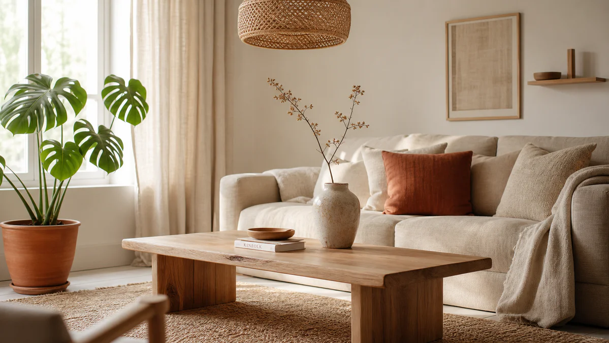 Style nature : les matières qui apaisent vraiment un intérieur durable