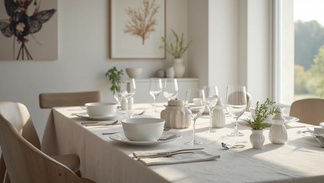 Nappes et sets de table lin nordique : guide complet entretien, marques et art de la table 2026