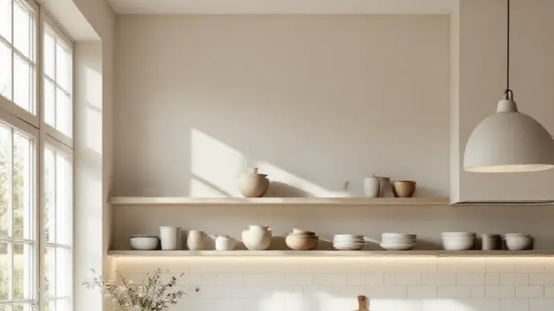 Cuisine scandinave épurée